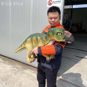 หุ่นไดโนเสาร์โลหะคุณภาพสูง ควบคุมด้วยมือ สำหรับเด็ก ใช้ได้ทั้งในร่มและกลางแจ้ง เหมาะสำหรับห้างสรรพสินค้า สวนสนุก - Product Image 3