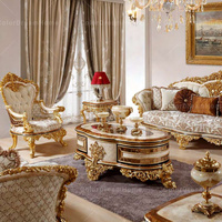 Ensembles de canapés de style européen de luxe meubles de salon design classique turc ensemble de meubles de canapés de style antique