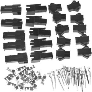 JST SM 2针塑料插头端子连接器10公母2.5毫米间距，用于电子应用2m长 - Product Image 1