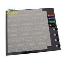 Borne d'expérimentation sans soudure à 3220 trous, carte de test de circuit sans soudure ZY-208 MB-102, quatre cartes combinées