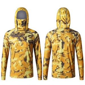 Vêtements de pêche de haute qualité OEM, chemise à impression par sublimation, séchage rapide, respirant, sweat-shirts à capuche, masque, chemises de pêche - Product Image 1