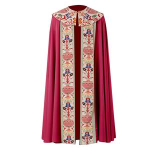 European American Halloween Cos Costume Medieval Arab Tassel Printed Stage Performance Cape - Product Image 2