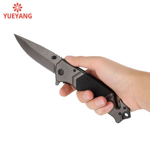YUEYANG 3CR13 çelik siyah G10 kolu DIY katlanır cep açık maceralar için özel Logo OEM desteği ile kamp bıçağı - Product Image 5