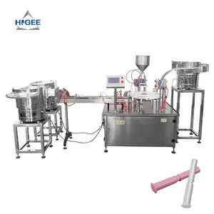 HIGEE auto gel filling capping machine tube filling capping machine