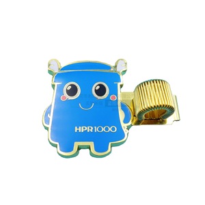Metal <b>Pen</b> Clip Enamel Alloy 38mm Spring Loaded Anti Loss Design For Stationery Accessories - Product Image 5