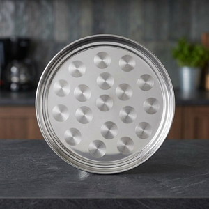 เครื่องใช้ในครัวถาดดอลลาร์สแตนเลสใช้ด้วยมือ - Product Image 2