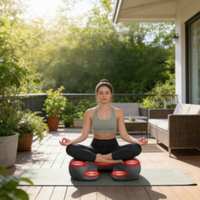 Coussin de méditation ergonomique en mousse à mémoire de forme, coussin de soulagement du coccyx pour le yoga, la lecture et les sièges à domicile