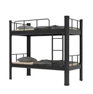 New design bedroom furniture low price customized popular adult metal luxurious hotel bunk beds frame