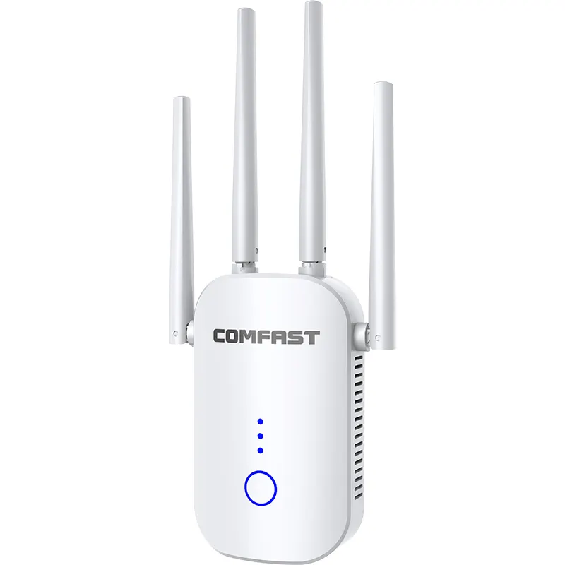 COMFAST CF-WR758AC 1200MBPS 무선 리피터 와이파이 신호 증폭기 5.8 천헤르쯔 네트워크 와이파이 리피터 장거리 AC1200 와이파이 리피터