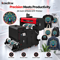 Mesin Cetak Kaos Otomatis Printer DTF A1 Efisiensi Tinggi Dengan 4 Head I3200 Baru 60cm Impresora Dtf Printer