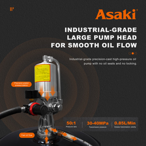 Asaki Tools - Lubricador Neumático de Alta Presión para la Industria Automotriz, Modelo AK-1077 - Product Image 2