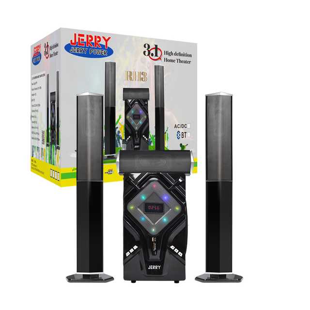 Jerrypower Bluetooth home theater dj sound system 5.1 woofer Speaker with multimedia function JR-RH3