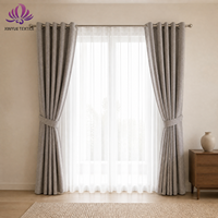 Rideaux d'hiver occultants jacquard modernes personnalisables, isolants, à œillets, en 6 pièces, 100 % polyester tissé, anti-bruit