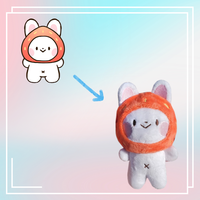 Peluche personnalisée unisexe de haute qualité Dreamon DO001 10 cm, petite et mignonne, en velours doux, rembourrage en coton PP