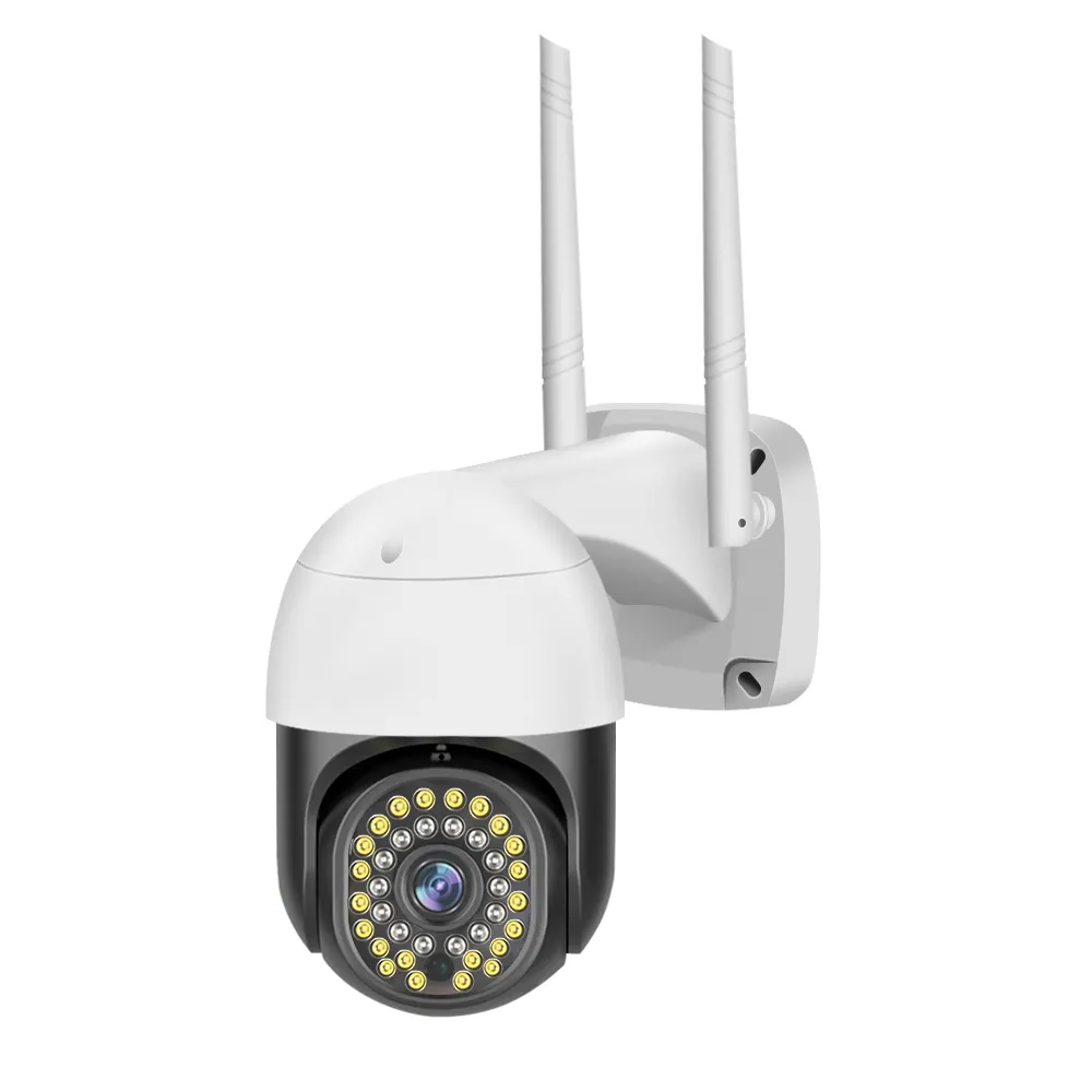 Amazon Top Sales Mini Camera Ptz Wifi Security Cctv Camera System Full Color Night Vision Flash Light LED Camera V380