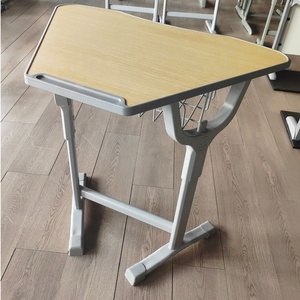 <strong>Height</strong> <strong>Adjustable</strong> Activity Circular Connecting Desk Diamond Collaborative School Student <strong>Tables</strong> with 6 Kids Plastic Party Chairs - Product Image 6