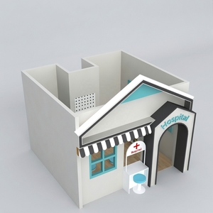 Oferta Especial: Casa de Juego Suave para Niños, Parque Infantil Interior, Hospital de Juego de Imitación para Niños, Ciudad Pequeña, Ludoteca para Niños Pequeños - Product Image 2