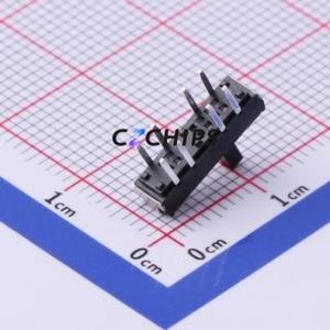 SS-3336D-02-L3 Slide Switch Through hole Component (THT) Switch Double Pole Three Throw Rectangle Pin Header PC Pin 13mm - Product Image 2