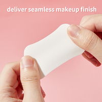 LMLTOP Nouvelle conception, houppette à poudre portable, éponge cosmétique élastique, adaptée au fond de teint liquide, à la crème et à la poudre sèche
