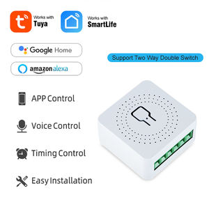 Noff interrupteur intelligent ZIGBEE bricolage Intelligent Wifi télécommande sans fil universel <span class=keywords><strong>Aubess</strong></span> disjoncteur Module Mini interrupteur - Product Image 2
