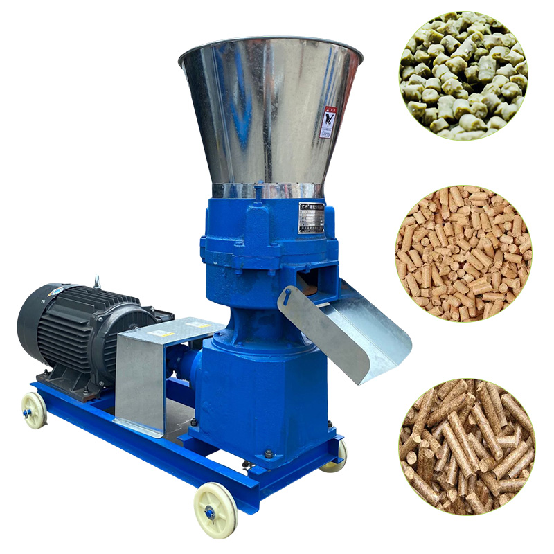 Commercial Poultry Farm Chicken Feeds Processing Machines Pig Cat Cattle Fish Poultry Livestock Pellets Feed Milling Machines