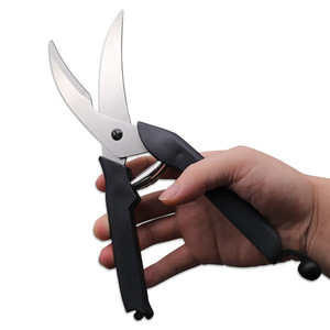 <b>Kitchen</b> <b>Scissor</b> Stainless Steel Black Elbow Shape For Home Use Bulk - Product Image 2