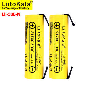 LiitoKala Lii-50E IMR 21700 5000 mAh 3,7 V 40 A hohe Kapazität geschützte wiederaufladbare Li-Ion-Batterie mit flachem Deckel+DIY - Product Image 1