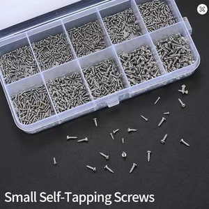 OKYN260305-51 1200PCS <b>Mini</b> Cross Head Screws Assortment Kit with Plastic <b>Storage</b> <b>Box</b> - Product Image 4