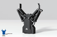 Pince robotique électrique adaptative DH Robotics AG-105-145, 35-105N, longue course, Plug & Play, en aluminium, pour l'automatisation des cobots, 2KG