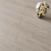 Planchers d'intérieur durables en bambou massif gaufré Revêtement de sol horizontal T & G effet bois écologique