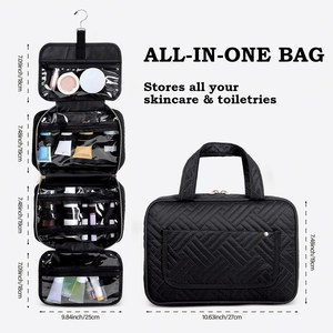 Large Capacity Waterproof Hanging Toiletry Bag Travel Bathroom Organizer Makeup Cosmetic <strong>Kit</strong> for Home and Travel - Product Image 6
