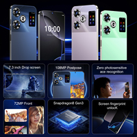 هاتف ذكي أصلي S25 Ultra 5G بشريحتين مع كاميرا خلفية 108 ميجابكسل وذاكرة 16 جيجابايت + 1 تيرابايت ومعالج عشاري النواة وذاكرة وصول عشوائي 3 جيجابايت يدعم CDMA/LTE