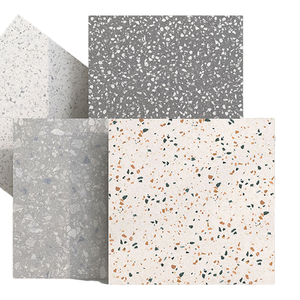 Hiện đại 600x600 gạch ceramic terrazzo thiết kế chống trượt sàn và nhà bếp ốp tường cho phòng khách và phòng tắm — ảnh 1