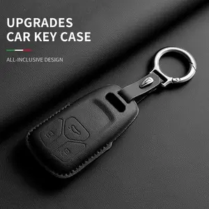 Housse de protection pour clé de voiture à distance pour Audi A1 A2 A3 8v A4 B8 B9 A5 A6 8s 8w A7 A8 Q1 Q3 Q5 Q7 4m S4 S5 S6 S7 S8 R8 Tt Tts Rs Tfsi E-tron - Product Image 6