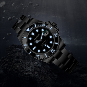Montres automatiques classiques de luxe pour hommes OEM 42 mm en acier inoxydable, lunette en céramique luminescente, 10 ATM, montre mécanique de plongée, saphir - Product Image 4