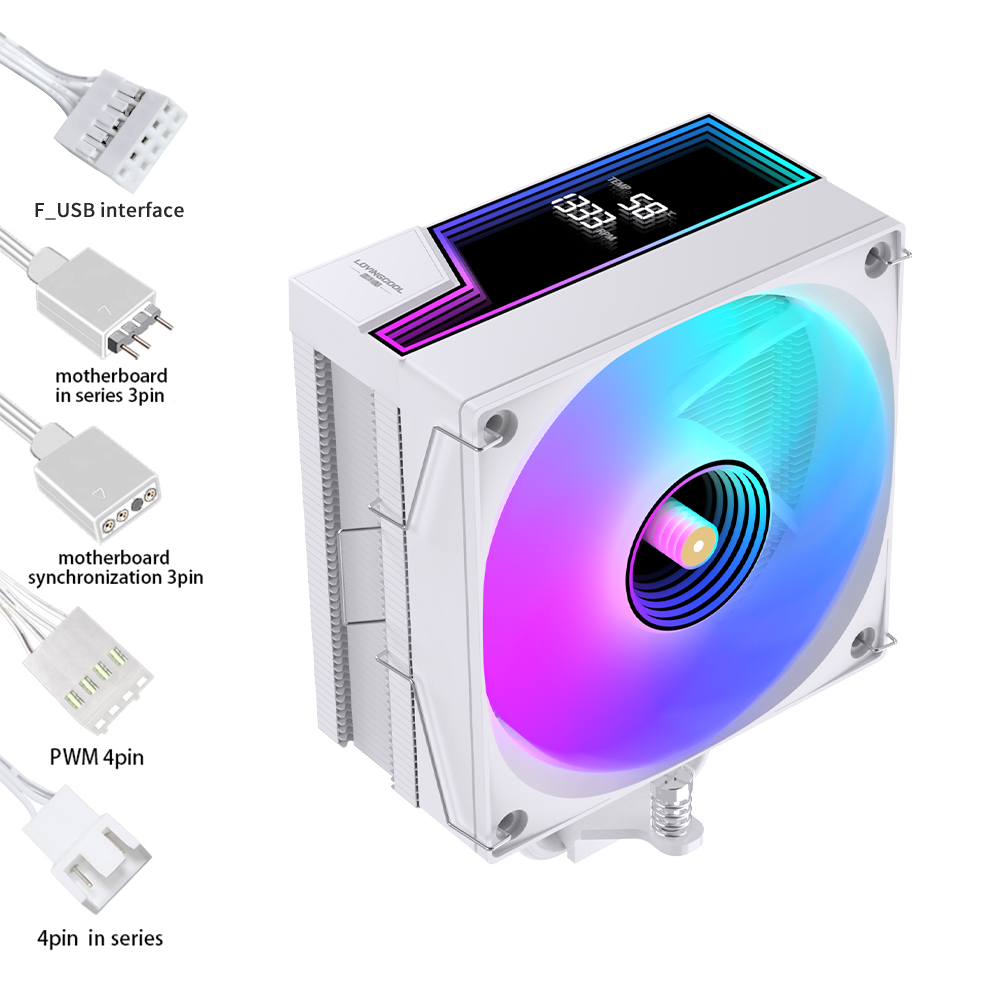 Bda Coller Lovingcool 4pin ARGB PWM CPU Cooler - Easy Install & Performance
