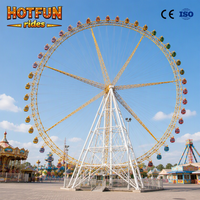 Grande Roue Géante de Luxe Attrayante de 88 Mètres avec Éclairage LED pour Parcs d'Attractions