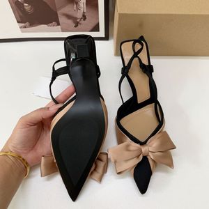Sandales à talons tendance avec nœud et bride arrière 2025 pour femmes - Product Image 3
