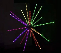 Guirlande lumineuse LED intelligente RGB de 80 LED pour Noël, décoration de mariage, lustre, avec certification CE/RoHS/UL