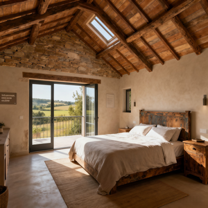 Conception de villa de style européen avec toit en tuiles d'argile et cour - Product Image 5