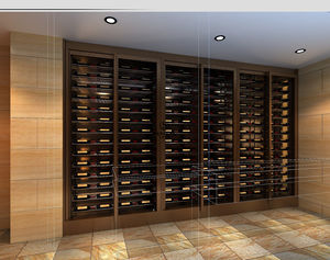 Étagères à <span class=keywords><strong>vin</strong></span> en acier inoxydable pour <span class=keywords><strong>cave</strong></span> à <span class=keywords><strong>vin</strong></span>, murales, en verre et en métal - Product Image 3