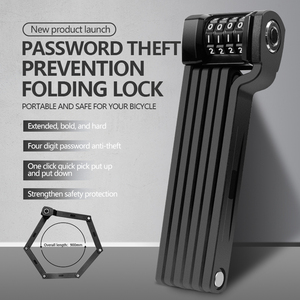 <span class=keywords><strong>Cadenas</strong></span> pliable ultra-sécurisé pour vélos électriques, longueur 900 mm, conception antivol pour les trajets quotidiens - Product Image 2