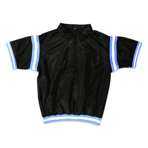 Chaqueta deportiva a prueba de viento de peso pesado personalizada de fabricante, traje 1/3 con cremallera, diseño en blanco, ropa deportiva de talla grande para primavera - Product Image 2