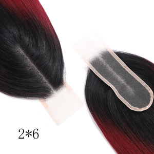 Großhandel synthetische Spitzen verschlüsse 2*6 4x4 13*4 Spitzen front verschlüsse HD transparente Spitzen verschlüsse für schwarze Frauen 24 Zoll - Product Image 3