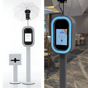 <span class=keywords><strong>Alquiler</strong></span> Premium de Cabina de Fotos con iPad y Cámara DSLR para Eventos, Bodas y Fiestas, Espejo Fotográfico Ovalado con Iluminación RGB - Product Image 1