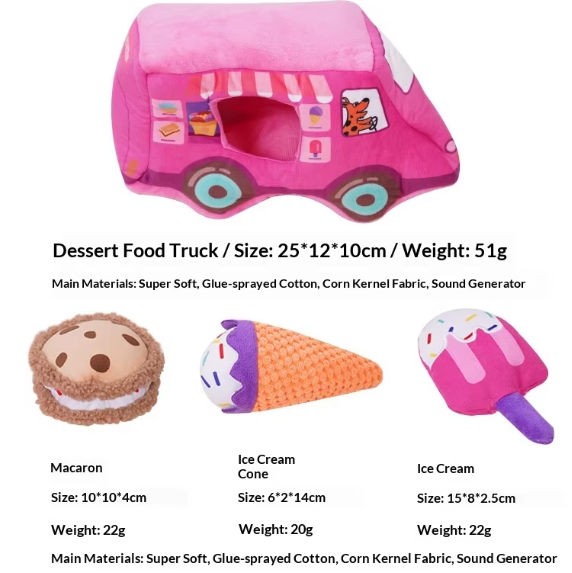 Ensemble de voitures Pink-Dessert