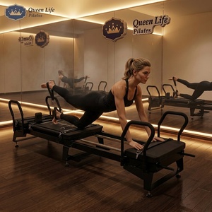 Máquina de Pilates Reformer Profesional de Aluminio Megaree, Cama de Pilates de Grado Comercial para Gimnasios y Centros de <span class=keywords><strong>Yoga</strong></span> - Product Image 1