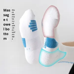 Dégagement 19 Styles Professional <span class=keywords><strong>Elite</strong></span> Basketball Chaussettes de sport Mi-mollet Serviette Bas Haut Haut Pratique Épaissi Tricoté Corps - Product Image 4