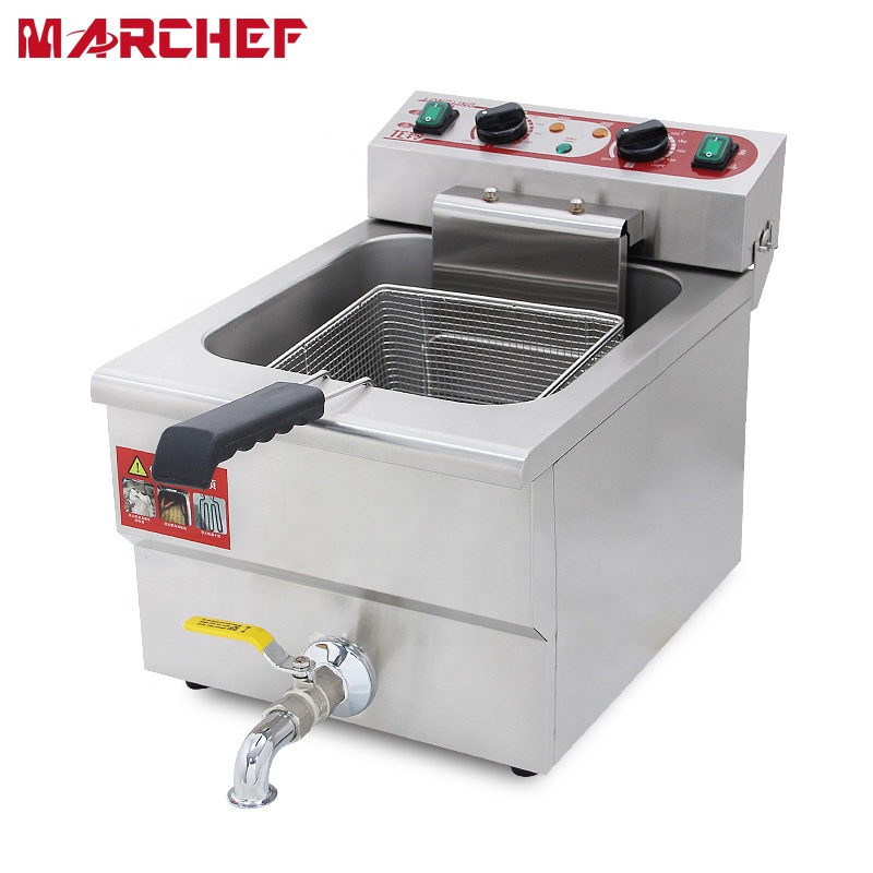 CE certificated counter top 25l industrial restaurant kitchen churros turkey fish commercial deep electric fryer