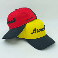 Casquette de baseball personnalisée Highfly OEM, broderie 3D en relief, bicolore, 6 panneaux, casquette snapback en sergé, pour marques de streetwear, marque privée, vente en gros, usine